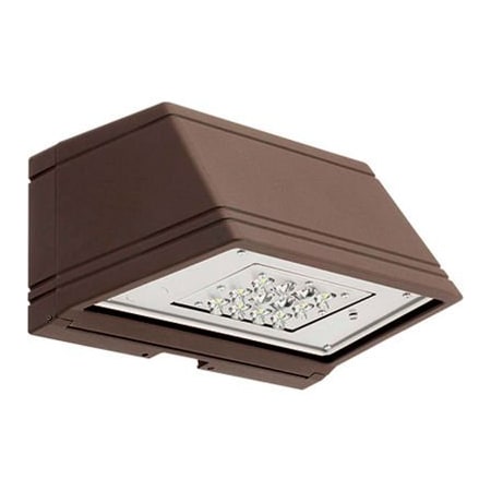 Hubbell Lighting Hubbell TRP1 GeoPak Outdoor Wallpack w/ Photocontrol, 15W, 1500L, 4000K, Type 3 Dist, Dk Bronze TRP1-12L-15-4K7-3-U-DB-PCU